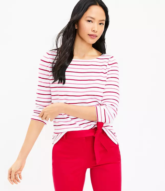 Striped Harbor Tee | LOFT