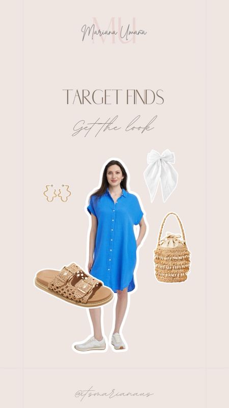 Beautiful look from Target! 💙 Absolutely loving the blue color, perfect for summer! ☀️ And how about this bag? 😍 Totally in love!

#LTKStyleTip #LTKSeasonal #LTKU