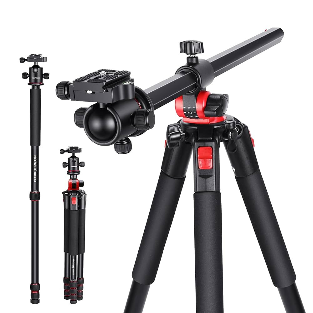 NEEWER 72 inch Camera Tripod Monopod with Center Column and Ball Head Aluminum, Arca Type QR Plat... | Amazon (US)