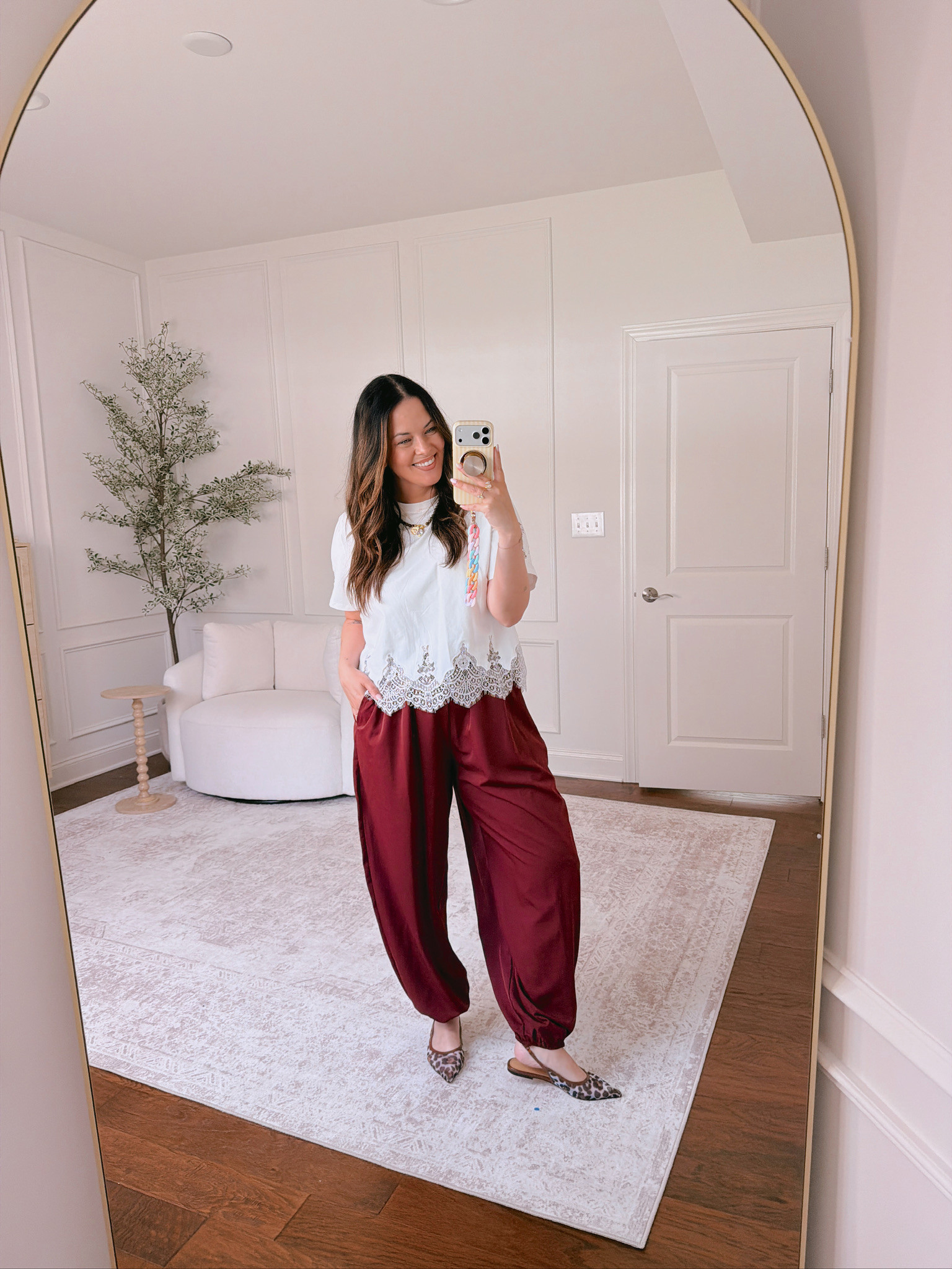 wearing an XL in both pieces 

 #LTKSeasonal #LTKMidsize