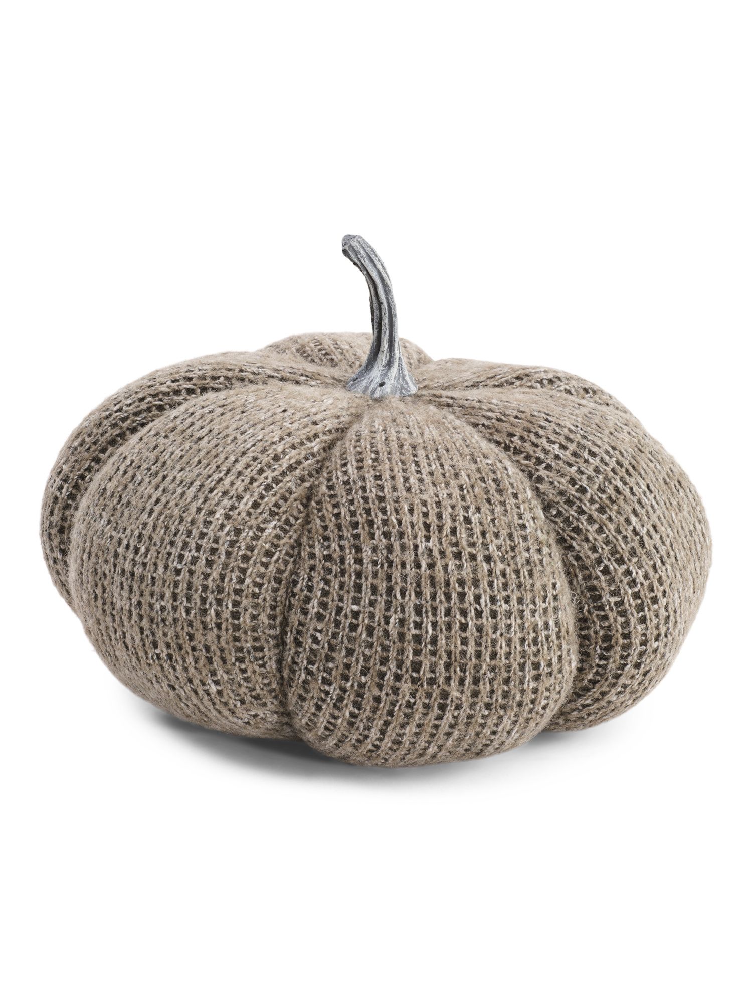 8in Knitted Pumpkin Decor | TJ Maxx