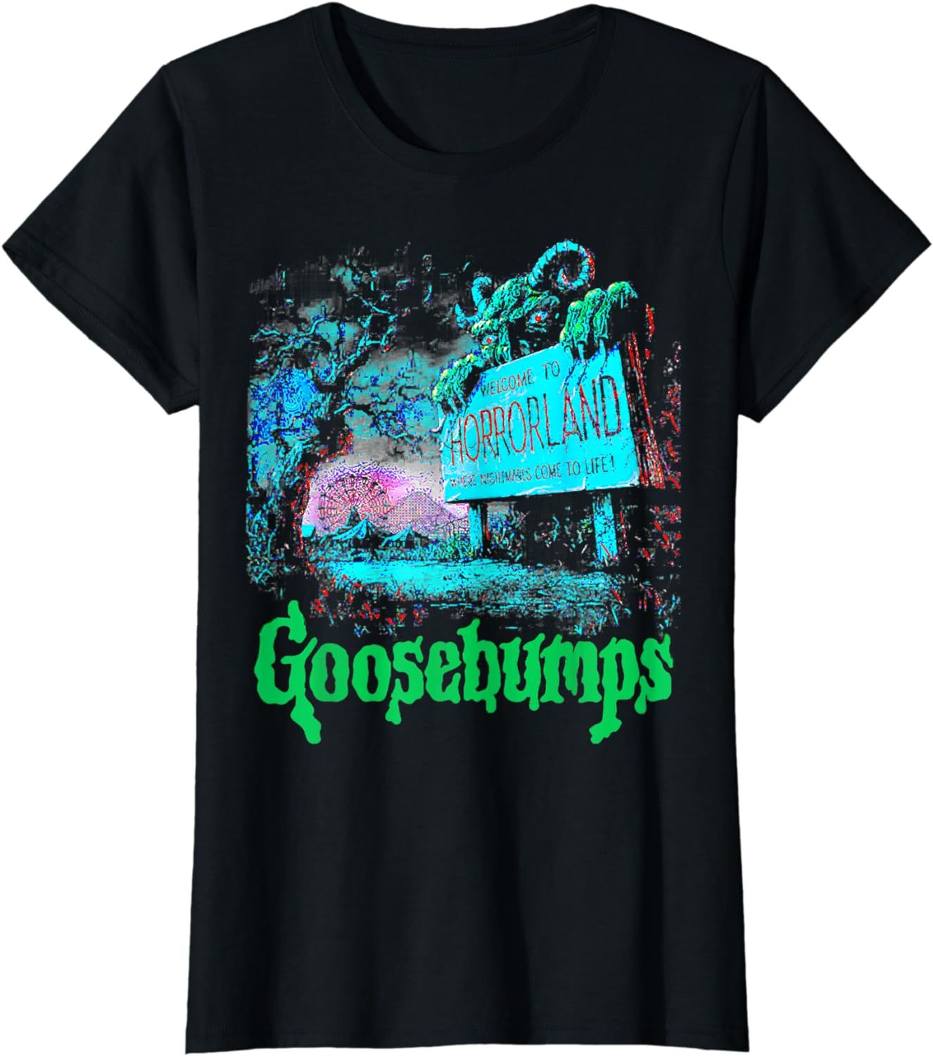 Halloween Goose.bumps One Day At Horrorland T-Shirt | Amazon (US)