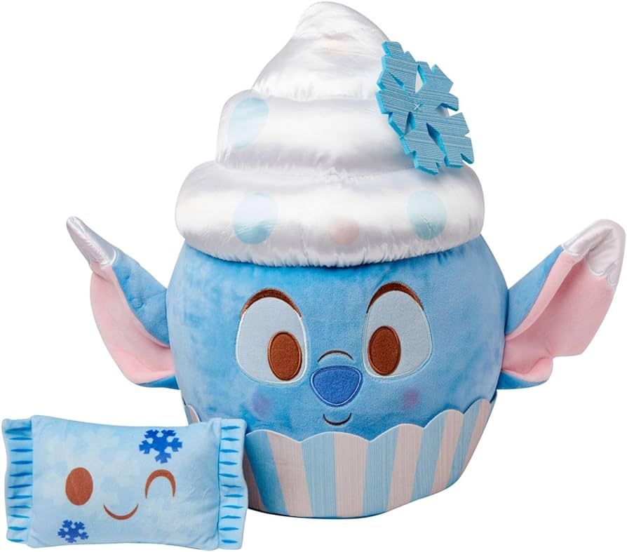 Disney Lilo & Stitch Munchlings Plush - 15-Inch Medium Snowflake Cupcake - Season's Sweetings Col... | Amazon (US)