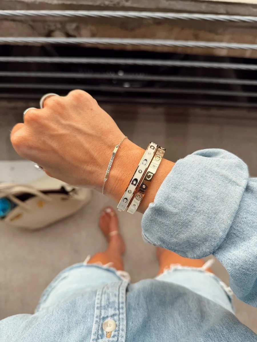 Bracelets from Coach!! 

Jewelry, summer accessories  Coach, Katy Roach, livingmybeststyle 

 #LTKootd #LTKSeasonal #LTKPetite