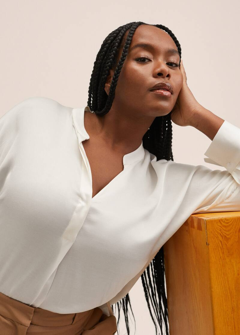 Search: White blouse (37) | Mango USA | MANGO (US)