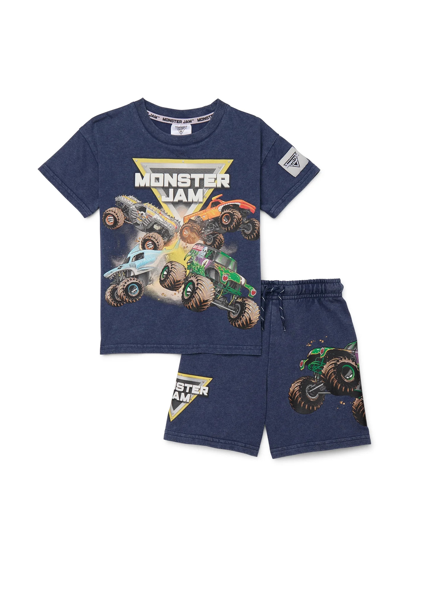Monster Jam Toddler Boys Graphic Tee and Shorts Set, 2-Piece, Sizes 12M-5T | Walmart (US)