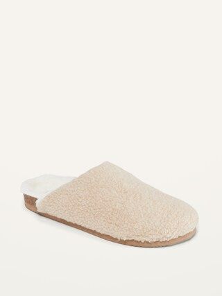 Cozy Sherpa Mule Slippers For Women | Old Navy (US)