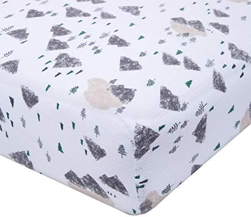 Aden by aden + anais Classic Crib Sheet, Bear Necessities - Scenery | Amazon (US)