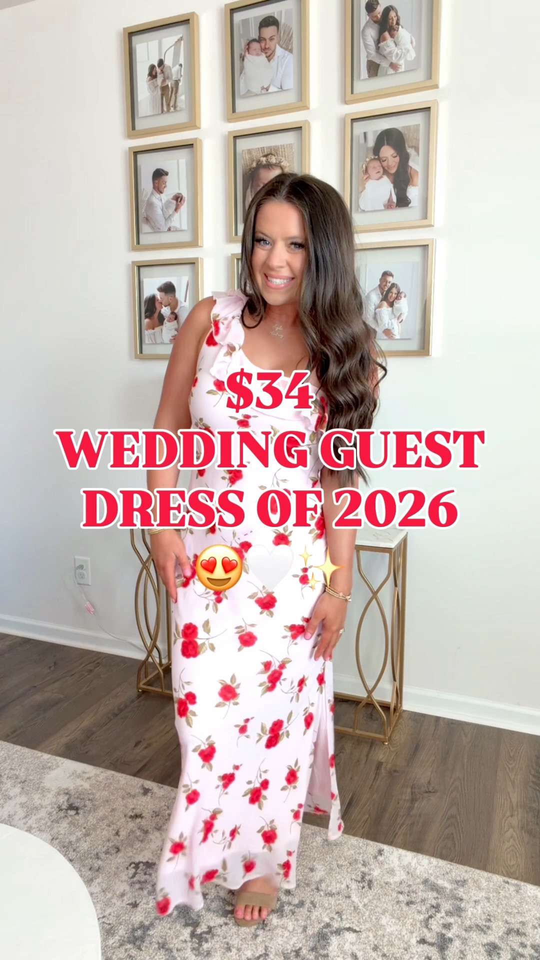 $34 wedding guest dress of the year 😍🤍✨ I’m obsessed!! On major sale! 

Wedding guest dress / floral dress / target dress / dress under $35

#LTKSaleAlert #LTKootd #LTKWedding