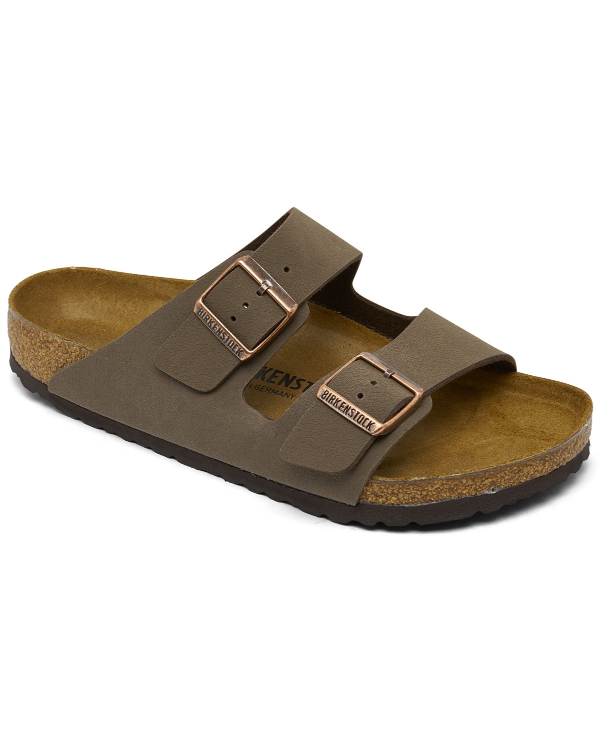 Birkenstock Men's Arizona Casual Sandals from Finish Line - Mocha | Macy's