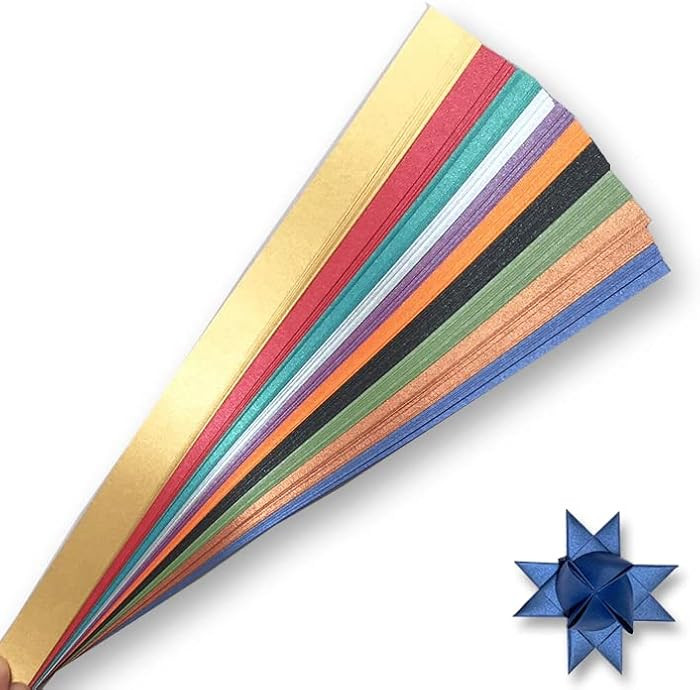 Metallic Paper Strips for Weaving Projects - Multi Color Packs. 100 Strips per Pack (3/8 x 15 inc... | Amazon (US)