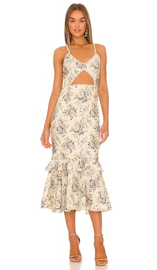 Luna Dress in Blue Bouquet | Revolve Clothing (Global)