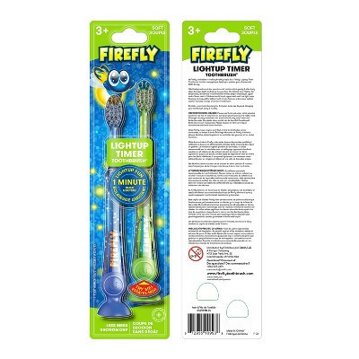 Firefly Kids' Light-Up Timer Manual Toothbrush - Soft - 2ct | Target