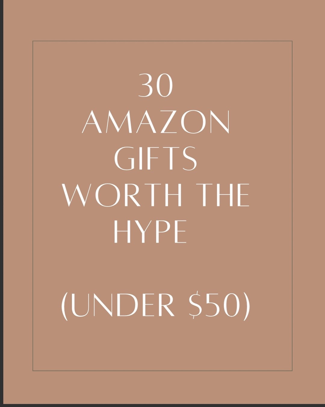 Christmas budgets are real and so is the time crunch! Enter Amazon: all gift ideas for him and her that we own and love! Be sure to check out the heated eyelash curler for a super inexpensive stocking stuffer for teens or women. 


.
.
Gifts under $50 | gift ideas for her under $50 | best gifts for adults from Amazon | Amazon gift finds | under $50 gifts 

#LTKHoliday #LTKGiftGuide #LTKFindsUnder50