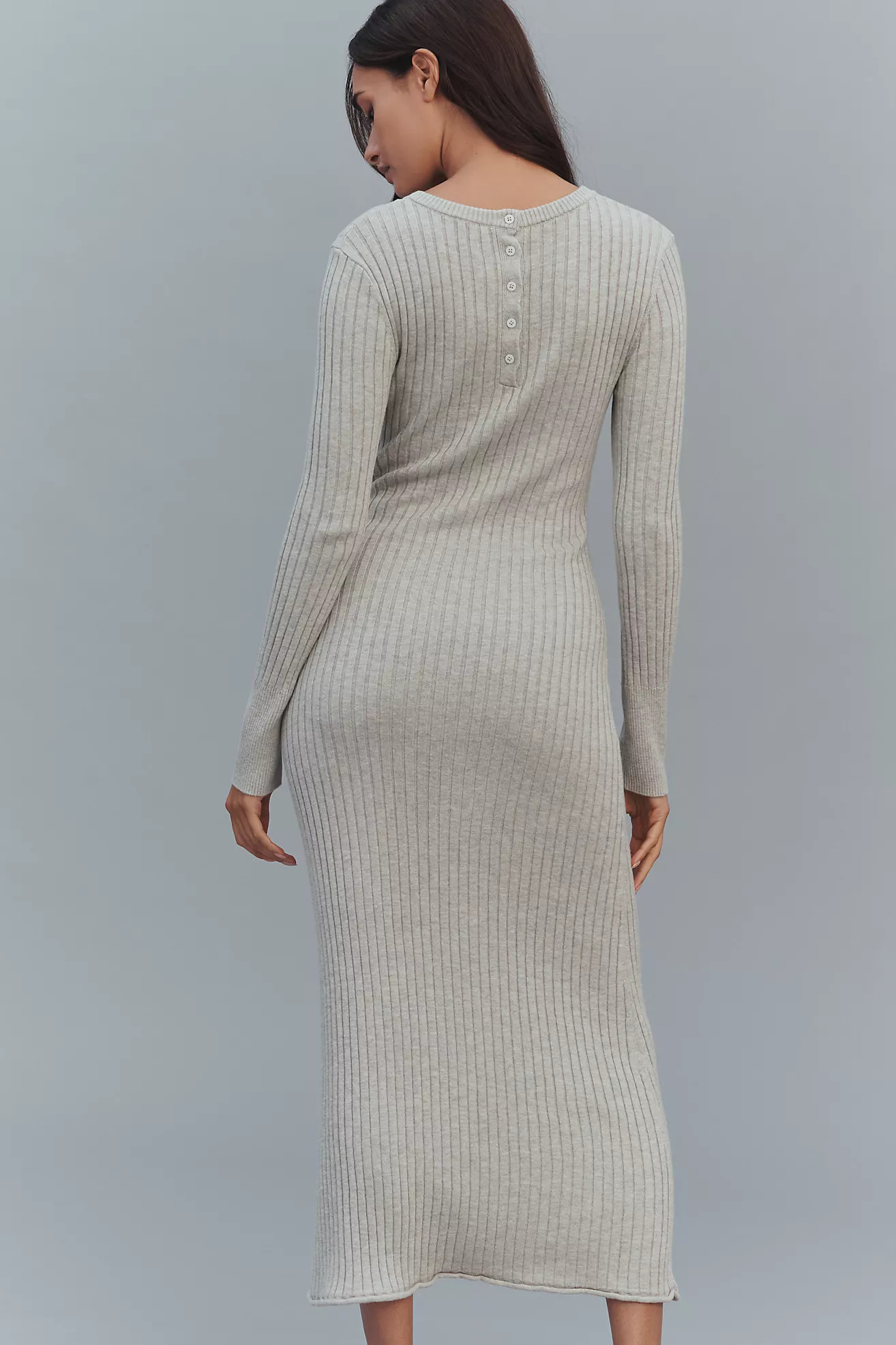 Daily Practice High Tide Long-Sleeve Midi Dress | Anthropologie (US)