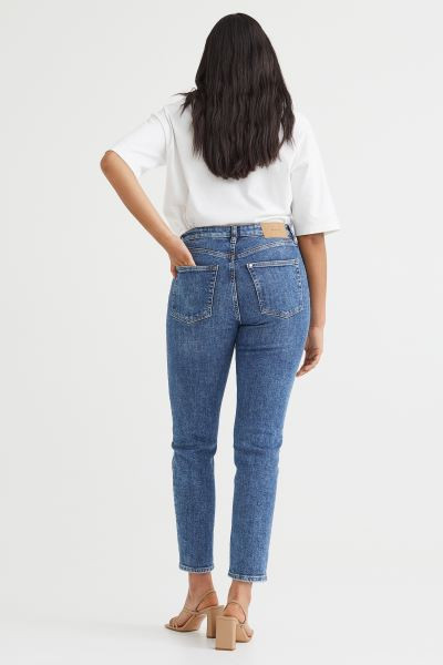 Mom High Ankle Jeans - Black - Ladies | H&M GB | H&M (UK, MY, IN, SG, PH, TW, HK)