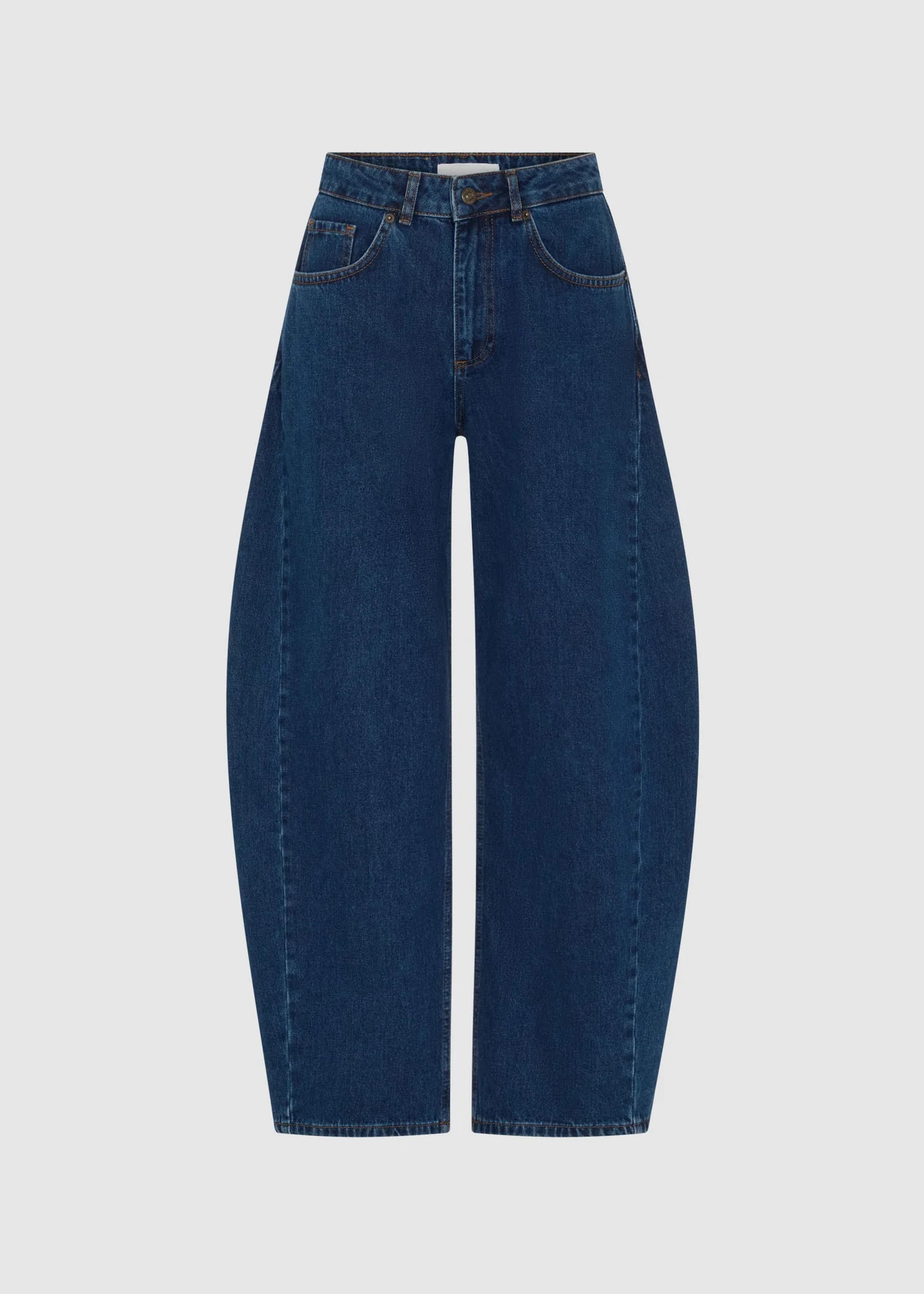 The Edie Ultra Barrel Jean in Dark Denim - Relaxed Fit Women's Jeans | WAT The Brand | WAT The Brand
