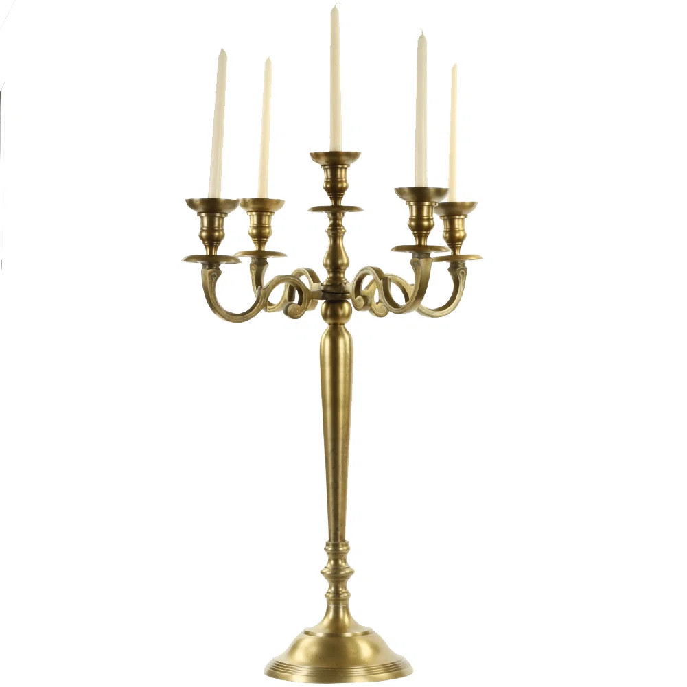 Fleur De Lis Living Metal Candelabra & Reviews - Wayfair Canada | Wayfair North America