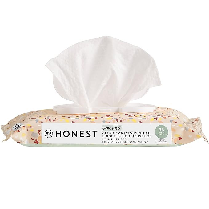 The Honest Company Clean Conscious Multi-Use Wipes | Hypoallergenic + Unscented for Sensitive Ski... | Amazon (US)