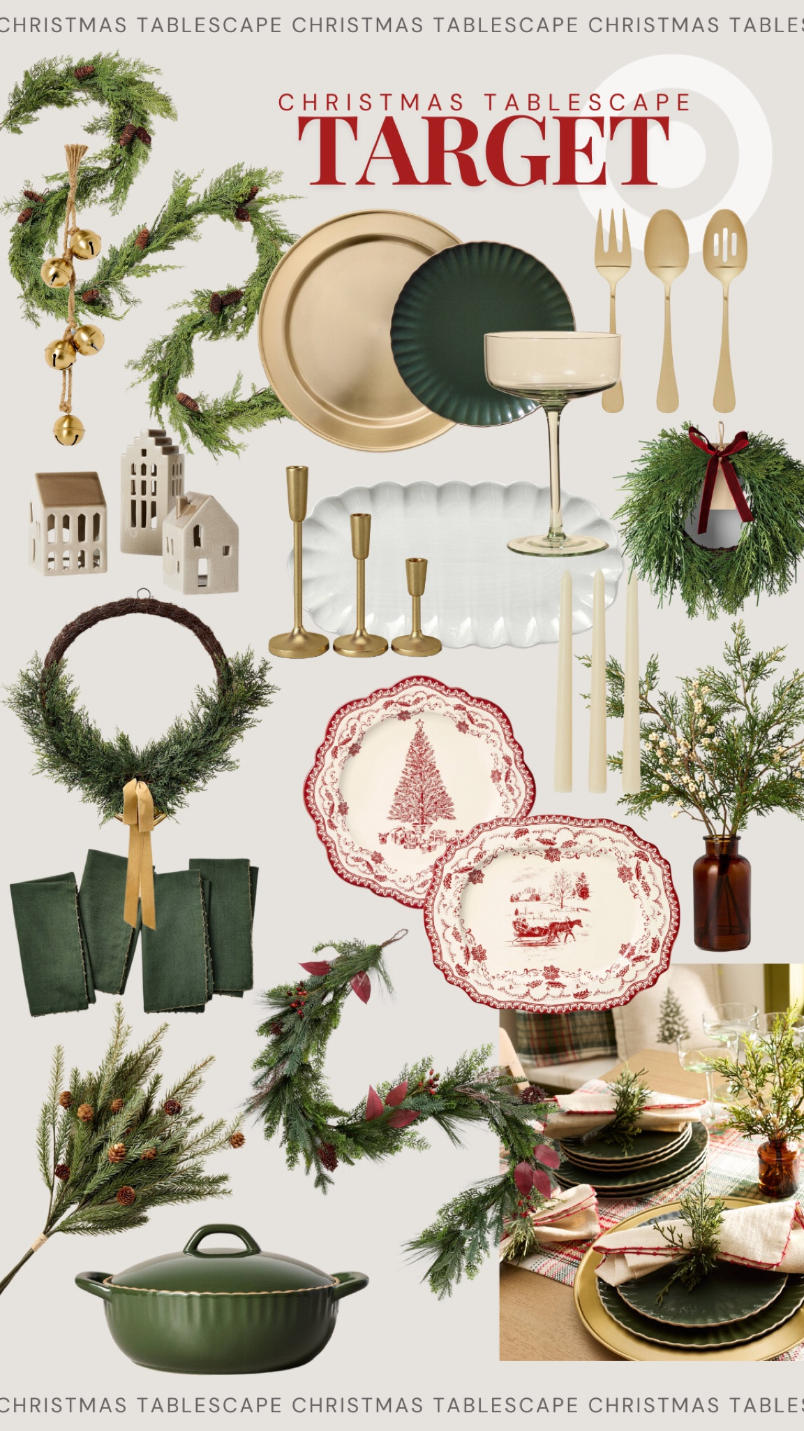 Christmas tablescape inspo — all from Target 🎯 Be sure to check for in store pickup if the item you want is sold out online 🫶🏼

#ad #target #targetstyle #targetpartner
@target

Christmas Decor, Holiday Decor, Target Home Decor


#LTKHoliday #LTKSeasonal #LTKHome