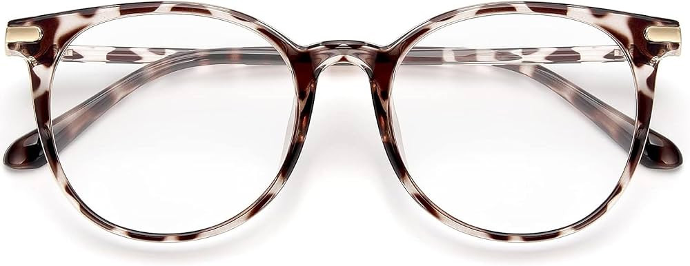 Gaoye Blue Light Blocking Glasses, Retro Round Eyewear Frame Anti Eyestrain Computer Glasses for ... | Amazon (US)