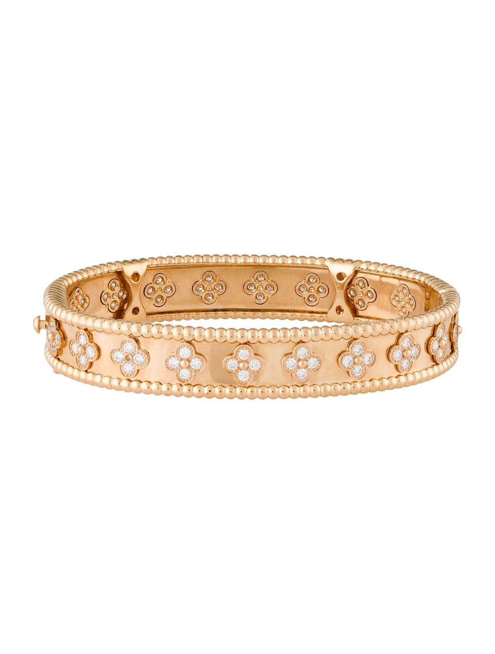 Van Cleef & Arpels Perlée Clovers Bracelet, Medium Model - Bangle, Bracelets - VAC41242 | The Re... | The RealReal