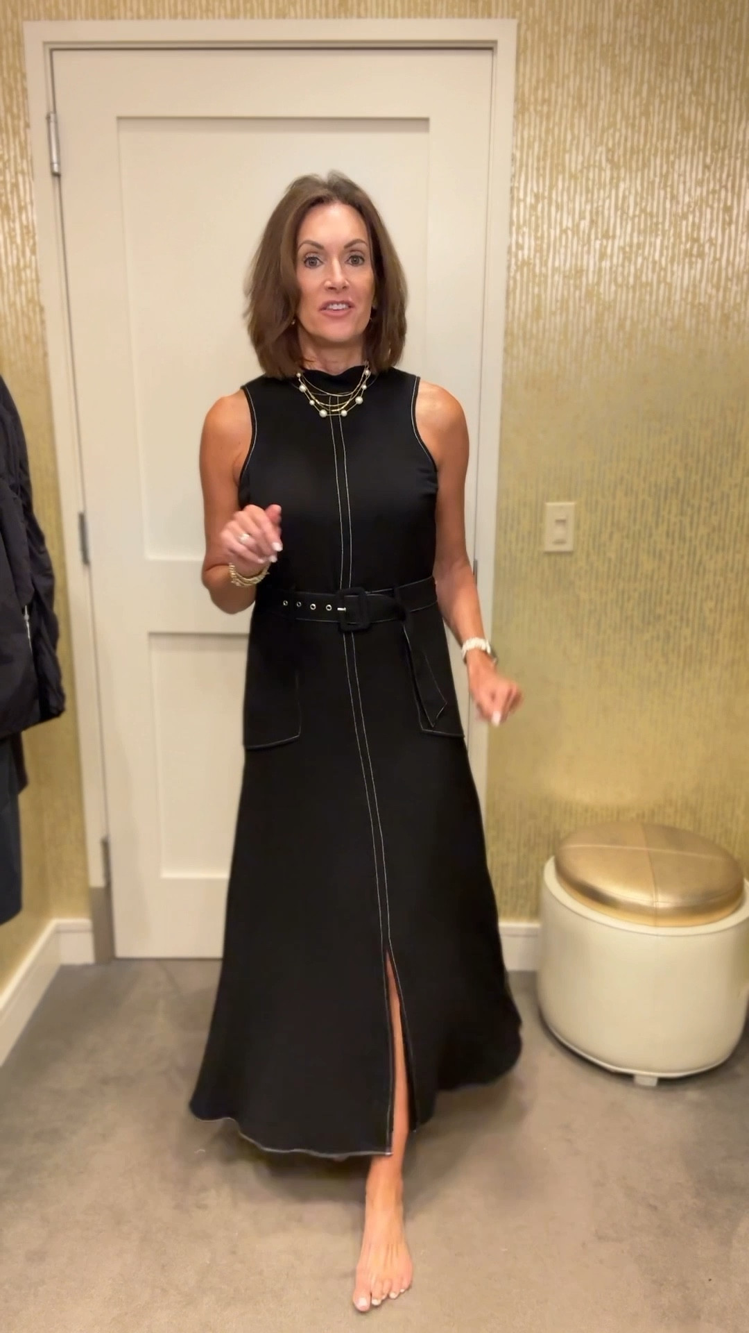 The most flattering black midi/maxi dress
Size - medium 

Special event dress
Workwear dresss

#LTKStyleTip #LTKSaleAlert #LTKMidsize