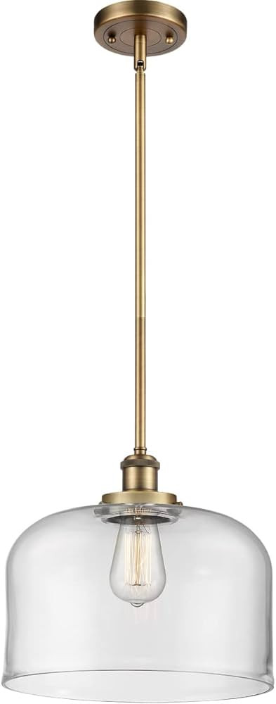 Innovations 916-1S-BB-G72-L Transitional One Light Mini Pendant from Ballston Collection in Brass... | Amazon (US)