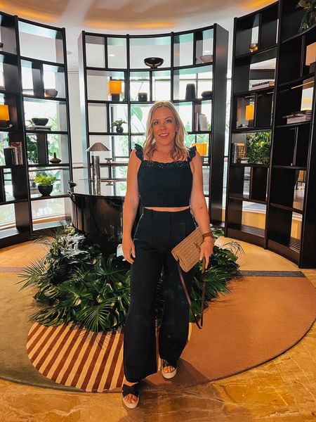 I am not one for jumpsuits but mixing and matching a crop top and wide leg pants gives me all the jumpsuit vibes without the discomfort of actually wearing one. 

#LTKStyleTip #LTKFindsUnder100 #LTKFestival