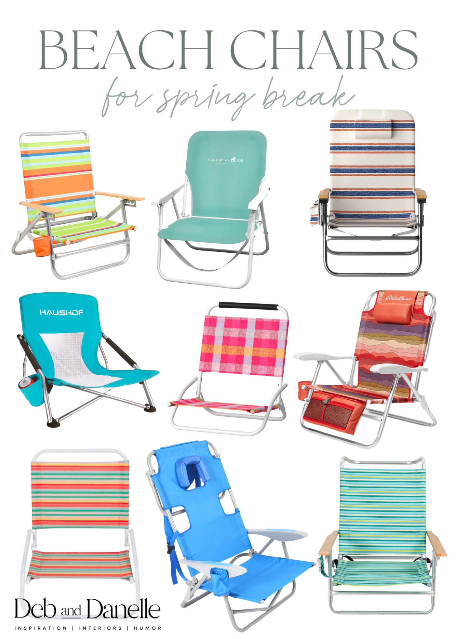 Beach chairs for spring break ☀️

Beach chair, lawn chair, ocean day, beach day, lake day, amazon finds, Walmart, Lowe’s, folding chairs, spring break, vacation, Deb and Danelle 

#LTKfamily #LTKswim #LTKtravel