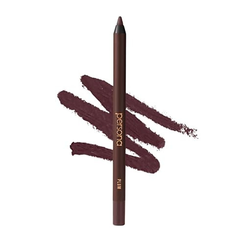 PERSONA 24HR Plum Waterproof Eyeliner Pencil | Creamy, Smudgeable Pencil for Lash Line & Waterline | All-Day to All-Night Wear | Vegan, Cruelty-Free, Paraben-Free | Made in USA | Amazon (US)