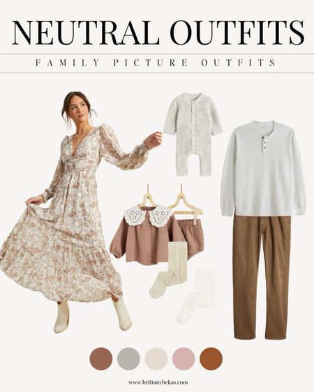 Neutral family photo outfits for spring family pictures. 

Neutral family outfits. Toddler girl outfits. H&M. Floral maxi dress. Family photo dress. Neutral outfits. Baby boy outfits. Men outfit. Men style. Family picture outfits  

#LTKmens #LTKstyletip #LTKfamily