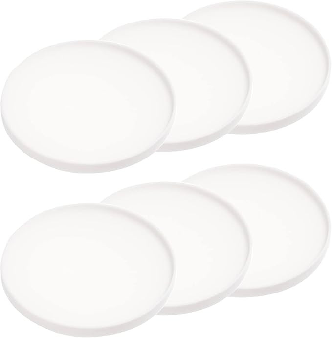 Yamazaki Home Coasters (Set of 6), Silicone, Round, Dishwasher Safe, No Assembly Req. | Amazon (US)