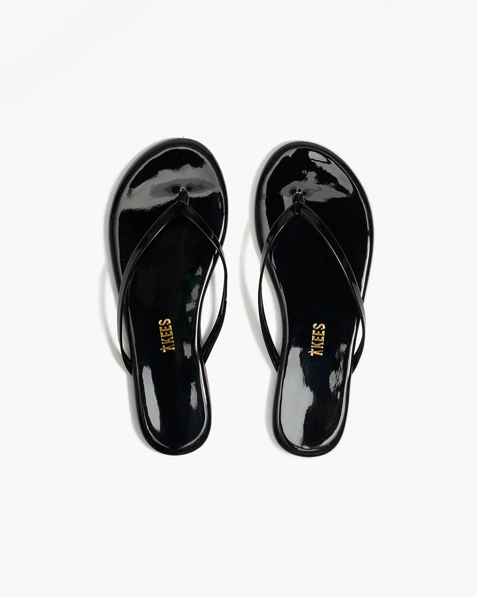 Lily Glosses in Licorice | Flip-Flops | Women's Footwear | TKEES