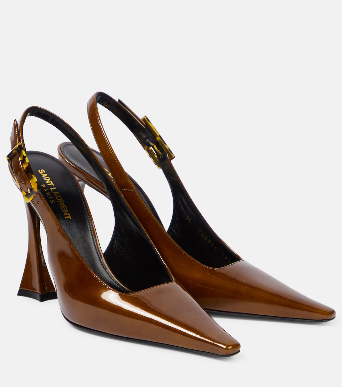 Dune patent leather slingback pumps | Mytheresa (US/CA)