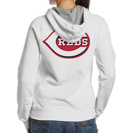 Kula Women s Cozy Cincinnati Logo Red Sweatshirt White | Walmart (US)