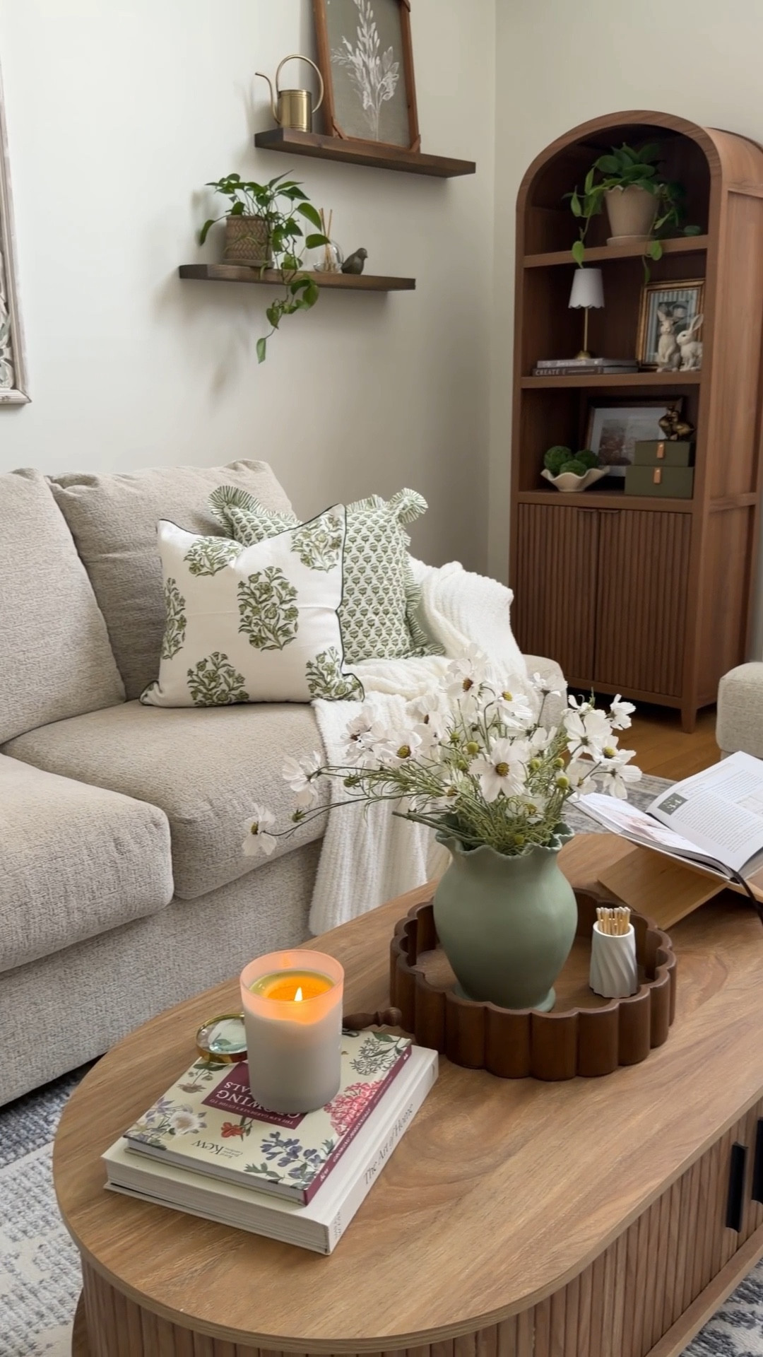 These green floral pillow covers are giving my living room the soft spring refresh it needed 🤍🌿 The block print inspired pattern, sage green tones, and tailored piping detail make them feel designer without the designer price.

If you’re looking for affordable throw pillow covers, cottage style decor, or a quick living room update for spring — these are such a good find. I love how they instantly add cozy texture and layered charm to a neutral sofa.

Shop this look in my LTK 💚

#LTKhome #SpringHomeDecor #PillowCovers #CottageStyle #NeutralLivingRoom 

#LTKHome #LTKSeasonal #LTKmorningroutine