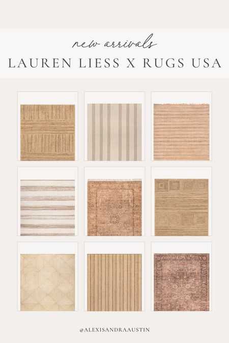 My favorite new rug arrivals from Lauren Liess x Rugs USA! The perfect neutral area rugs for a refresh in any space 

Home finds, new arrivals, neutral area rug, vintage style rug, jute rug, bedroom refresh, living room refresh, bedroom refresh, light and bright, Rugs USA, shop the look!

#LTKHome #LTKSeasonal #LTKStyleTip