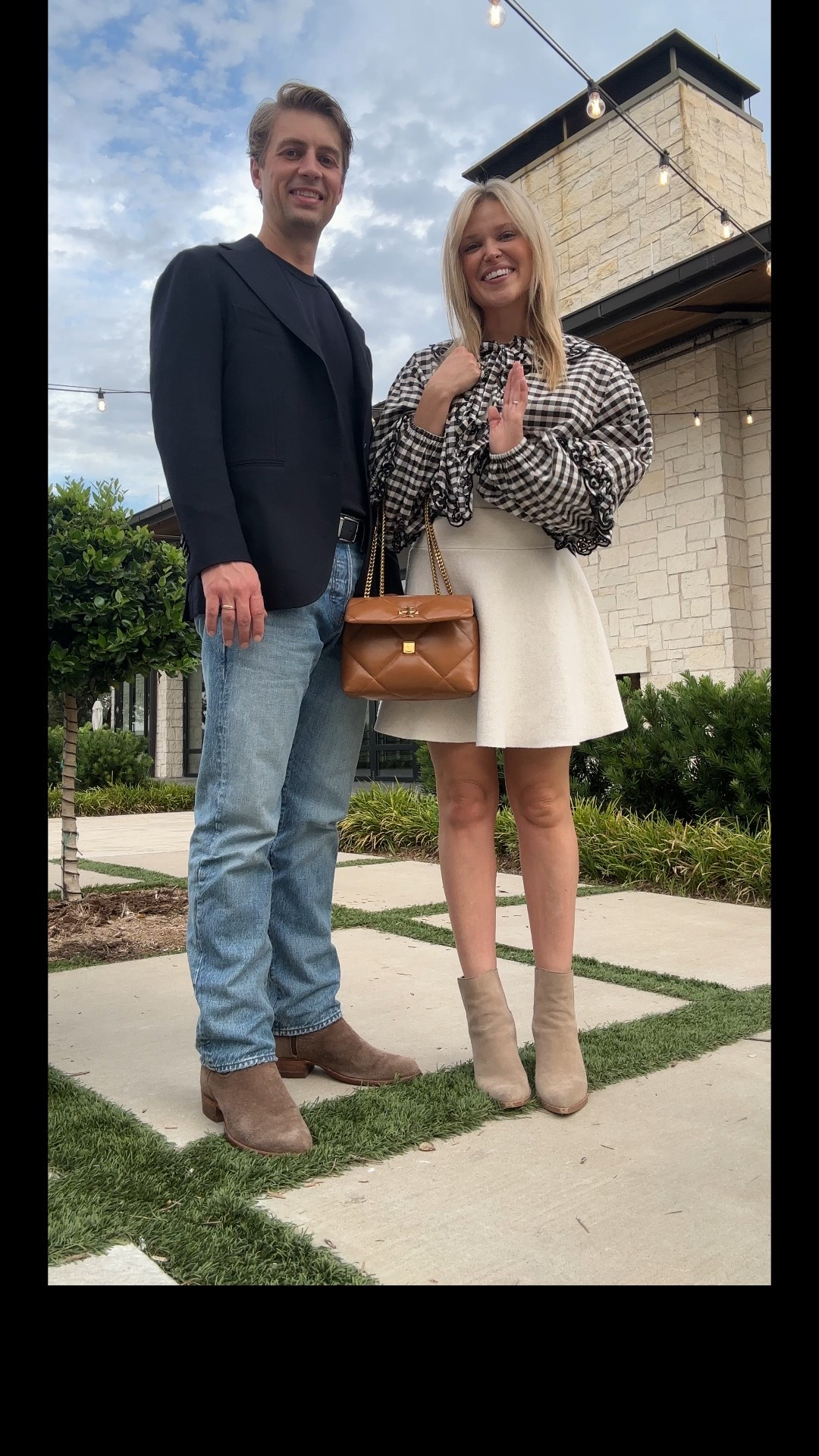 Night 1 date night cutie little look with high low pieces! 