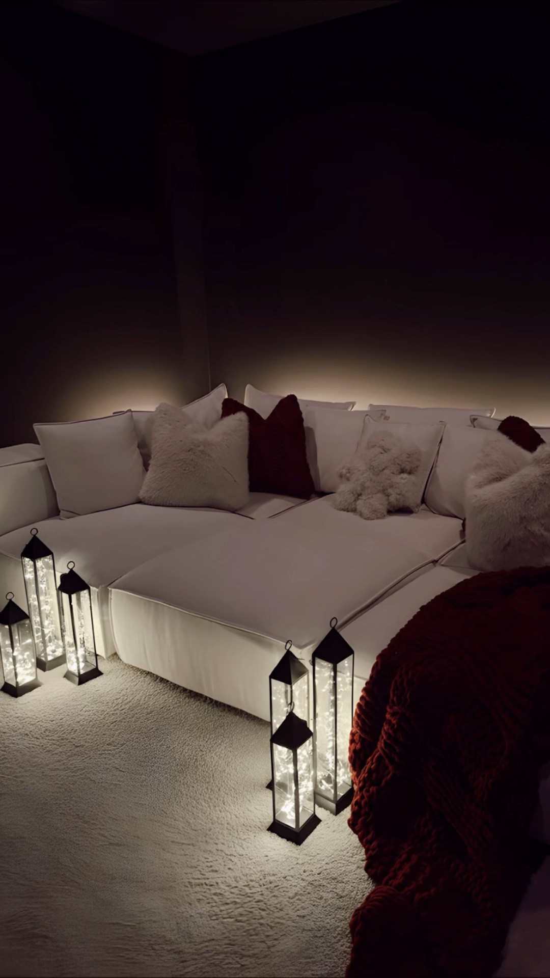 Cozy Christmas movie night setup to surprise our son 🎄
I layered pillows, throws, and simple holiday touches to warm up our movie room — and our modular pit couch is 30% off right now 👀
Linking all the decor, blankets, and our couch for easy shopping. Perfect for creating your own holiday movie night at home!

#cozychristmasdecor
#movienightsetup
#holidayhomefinds
#modernhomedecor
#modularpitcouch
#couchsale
#ltkhome
#ltkholiday
#holidaymovievibes
#familymovienight

#LTKSeasonal #LTKFamily #LTKHoliday