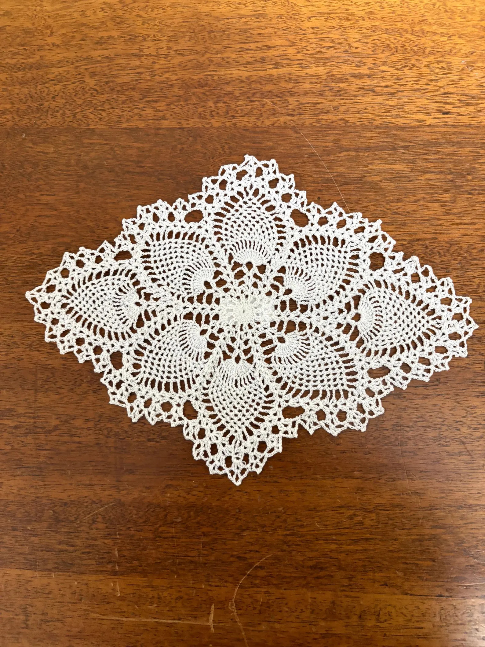 Vintage Pineapple Doily 9x12 | Etsy (US)