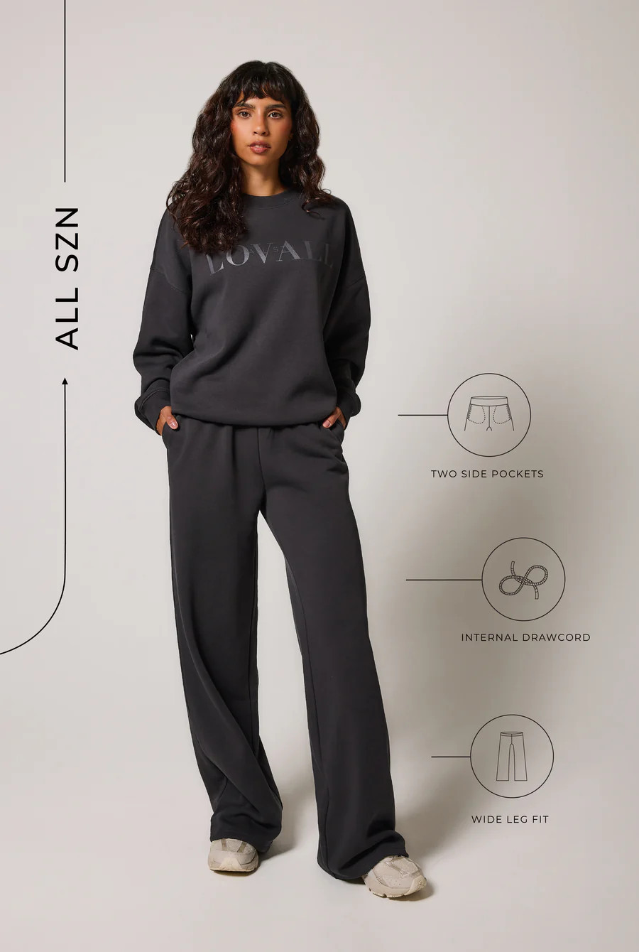 ALL SZN Organic Wide Leg Jogger | LOVALL