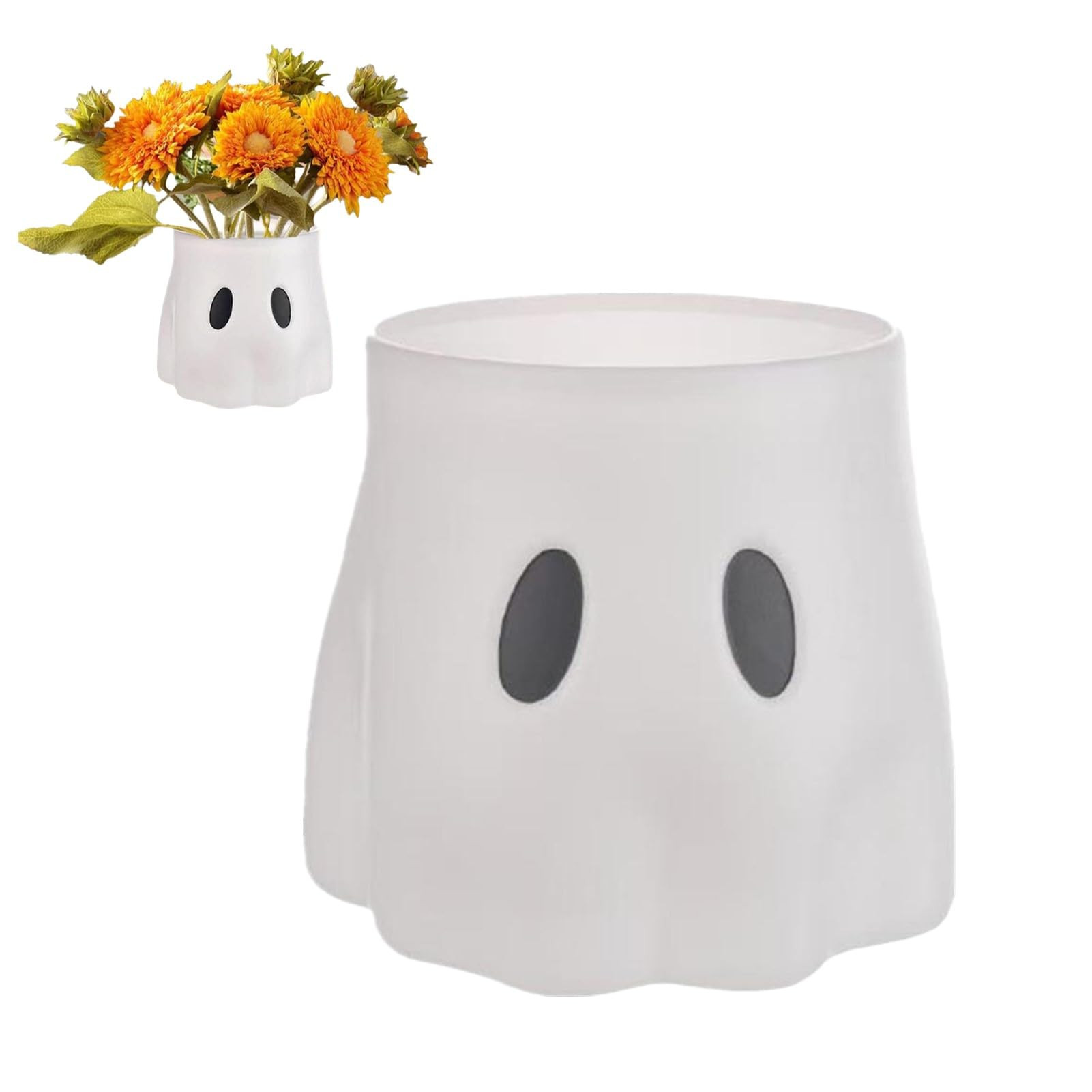 Ghost Candy Bucket,Ghost Vase,Spooky Ghost Bucket Planter,Halloween Candy Bowls,Ghost Candy Bowl ... | Amazon (US)