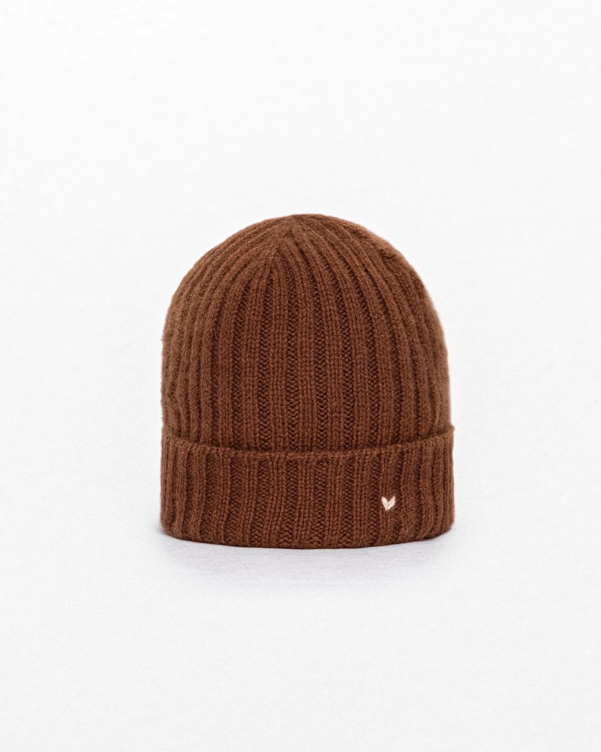 Hazelnut Ribbed Beanie | LǍOLAO STUDIOS