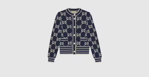 Gucci GG cotton jacquard cardigan | Gucci (US)