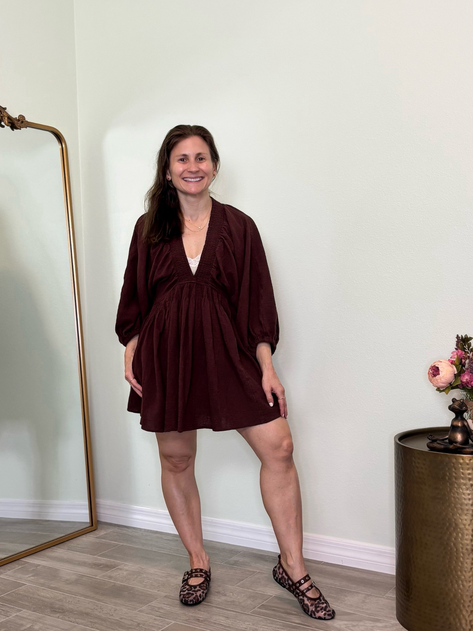 Perfect mini dress for petites - true to size, wearing XS

#LTKPetite #LTKootd