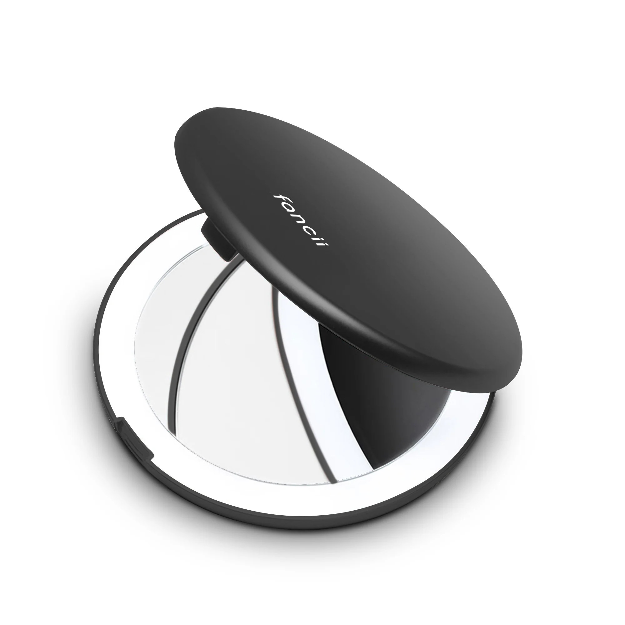 Mini Lumi LED Compact Mirror (Black) | Shop Simon