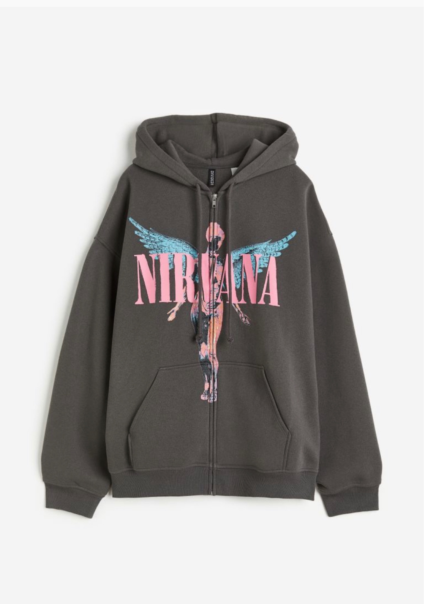 Nirvana hoodie zip up jacket at H&M 

#LTKunder50 #LTKstyletip #LTKsalealert