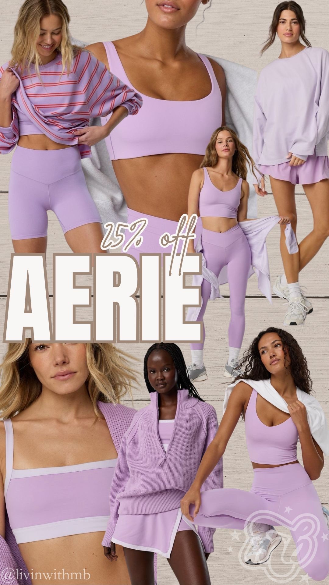 Save up to 25% on new arrivals at Aerie! 

Exclusions apply  

#LTKSeasonal #LTKSaleAlert #LTKfitnessgoals