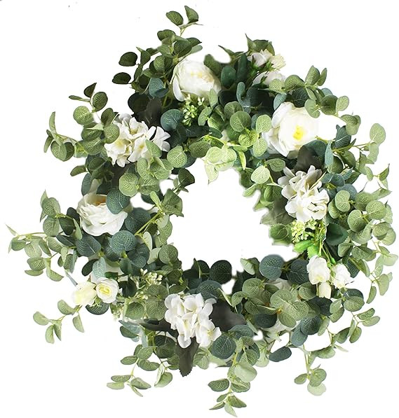 Delicaft Silk Summer and Fall Front Door Wreath 16 Inches - Brightens Front Door Decor with Vibra... | Amazon (CA)